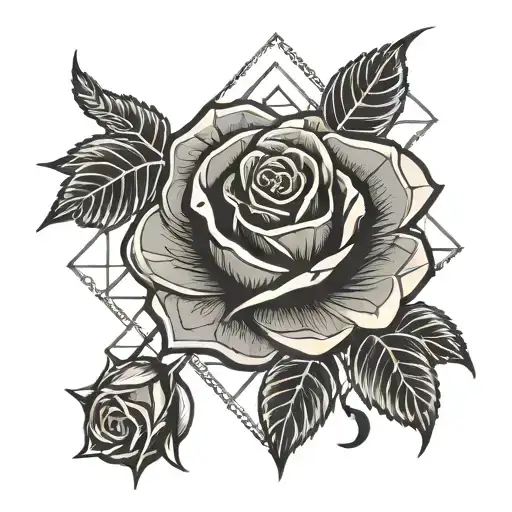 Lace And Gothic Rose
