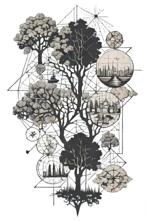 Travel Maps Trees