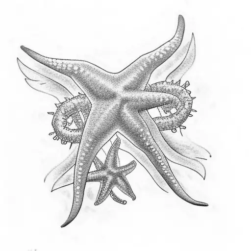 Sea Star With Angel Wings