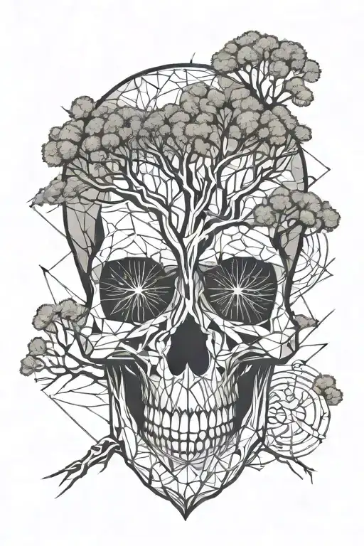Skull Trees Growing