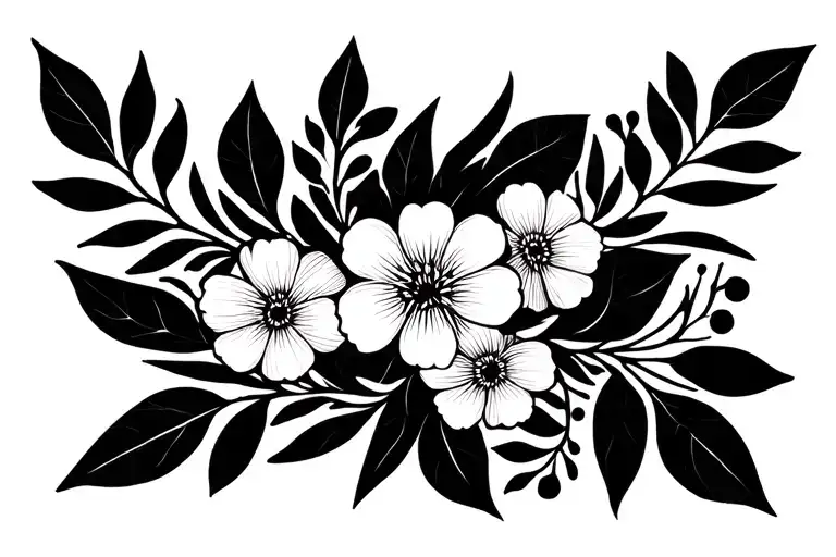 Dainty Flowers Wrapped