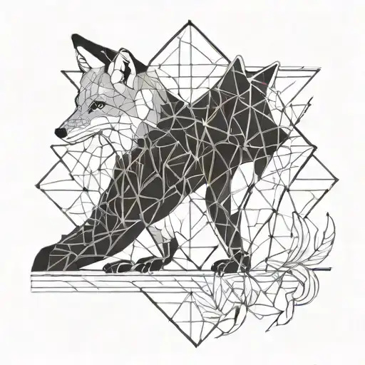 A Fox And Penguin Holding Hands