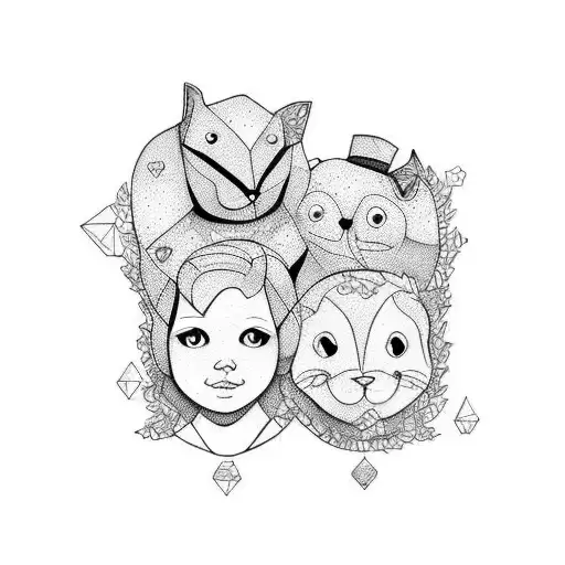 3 Children And Wife Map