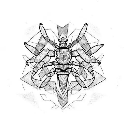 Twin Geometric Scorpion