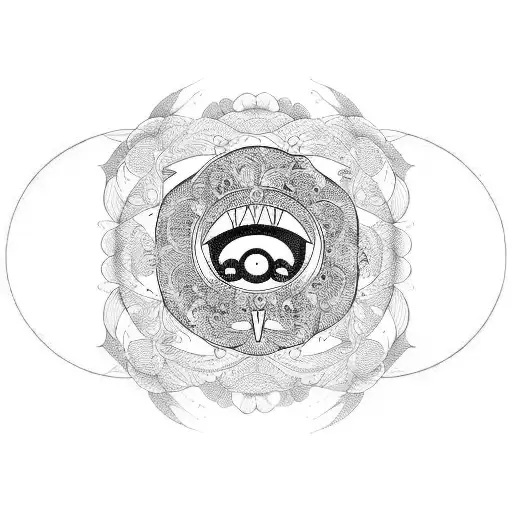 Aphex Twin Logo But With Ukrainian Fleur