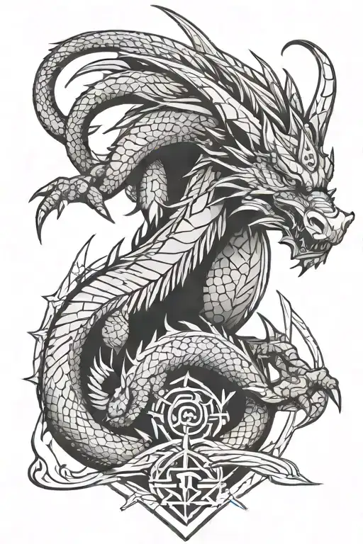 Dragon Viking Warrior