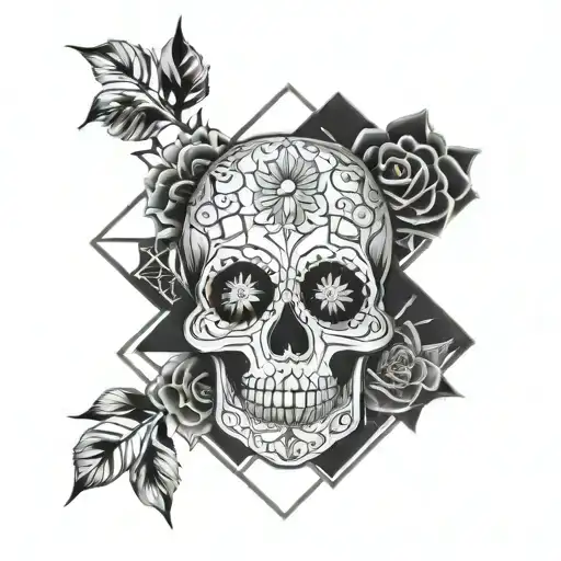 Sugar Skull Wearing