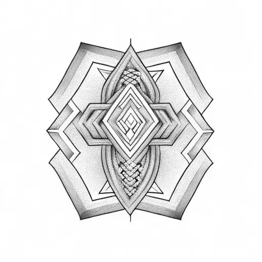 Braided Three-stripe Arrow