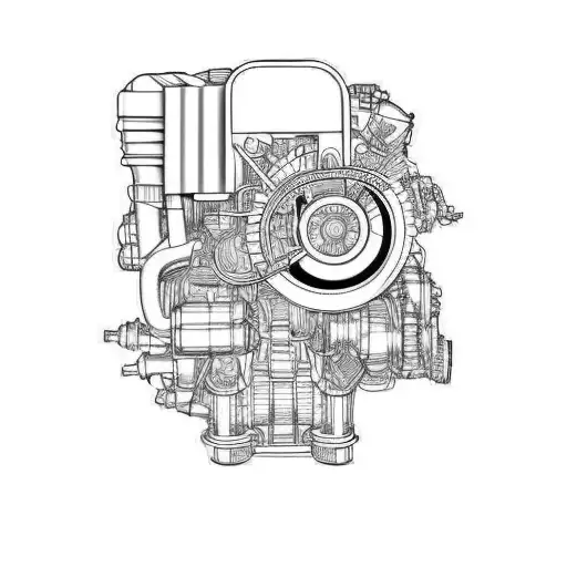 Car Engine Dissected