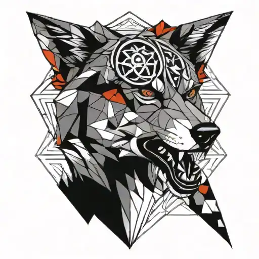 Contains Wolf And Turkish Flag Logo