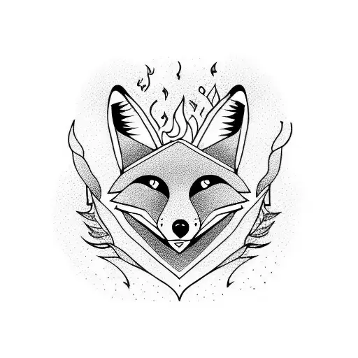 Fox With Fire