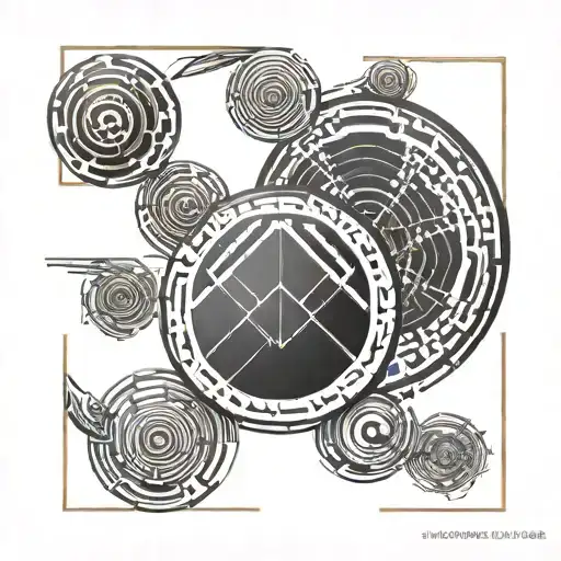 Fibonacci Spiral Star Wars Logo Combined