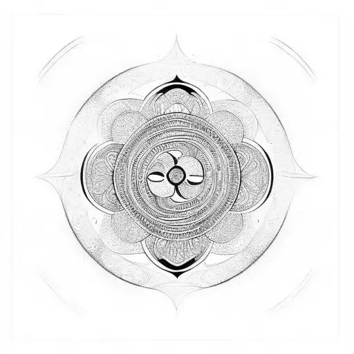 Unalome And Om Symbol