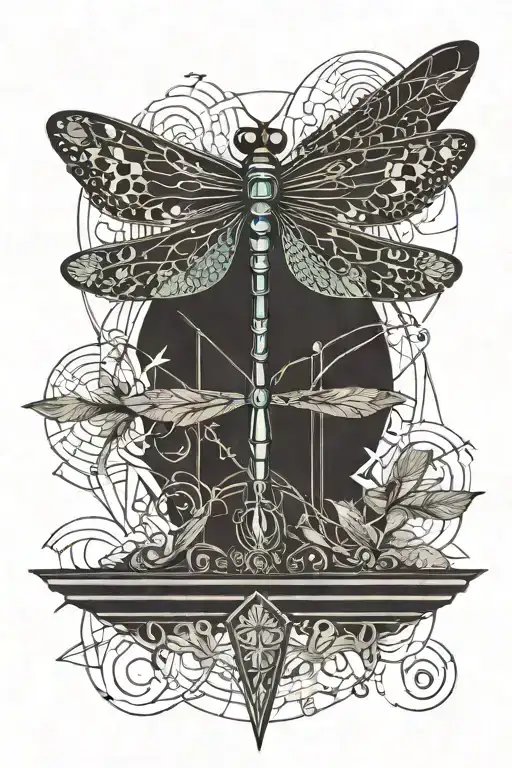 Justice Balance Scale Dragonfly