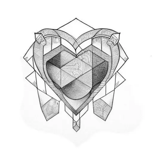 Black Heart With Letter G