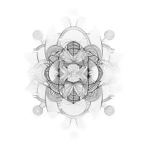 Abstract Line Pattern