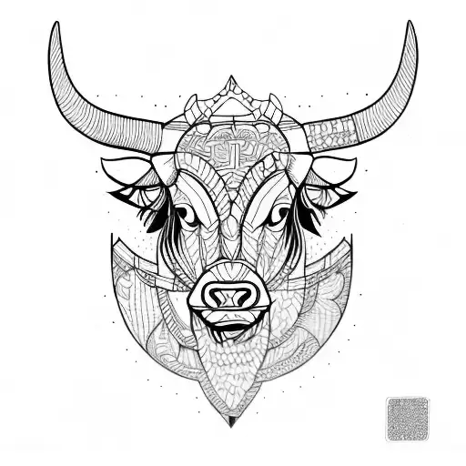 Migthy And Angry Bull