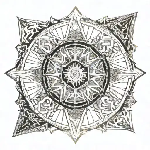 Wheel Of Dharma Fine Line