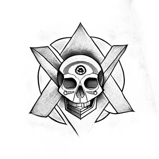 Third Eye With A Skull