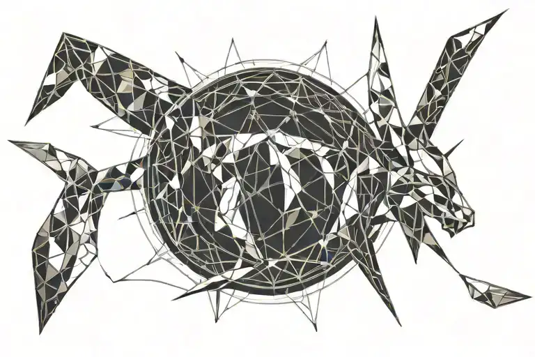 Arceus Pokemon Geometric