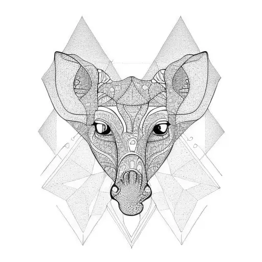 Geometry Lotus Giraffe