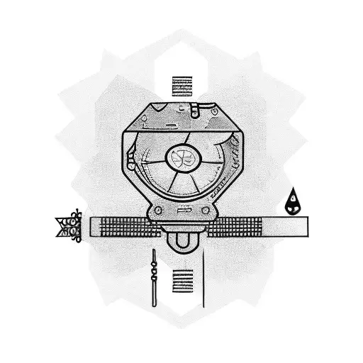 Arm Black Band With Morse Code