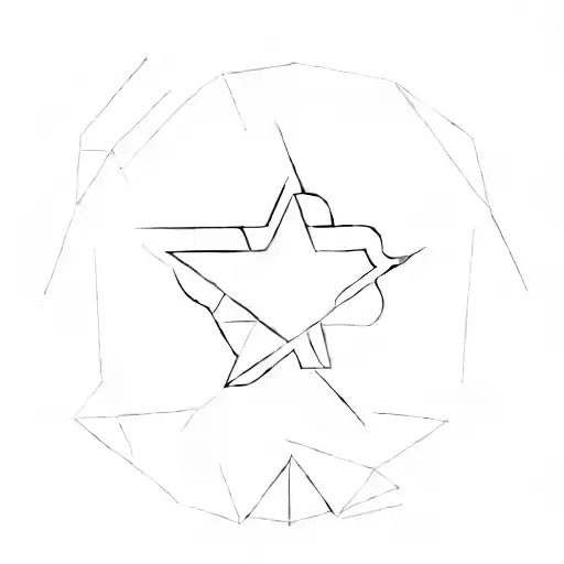 A Star In The Night Sky