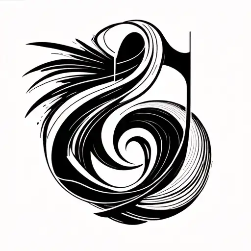 A Turbo Morphing Into A Music Note