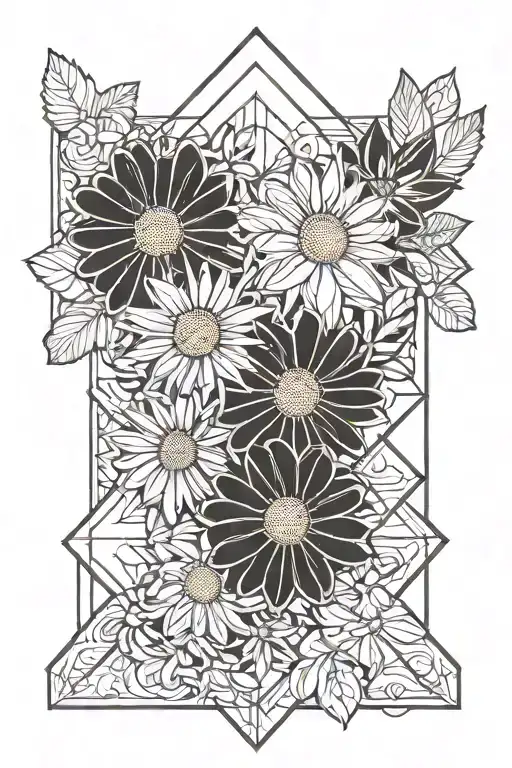 Daisy With Mollie Name Written