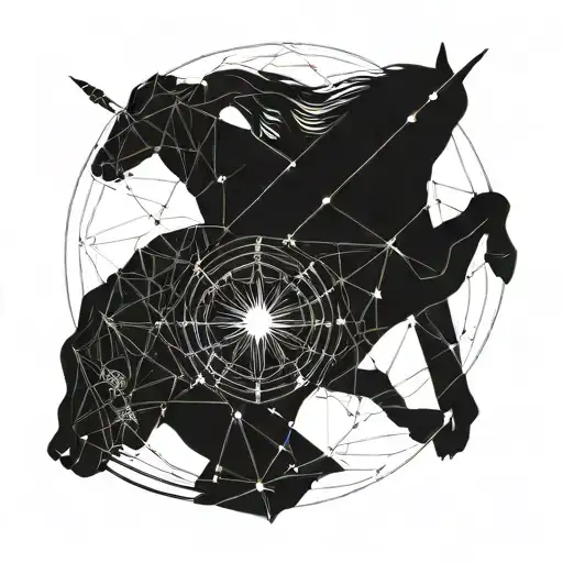 Sagittarius Archer With A Half Human Half Ghost