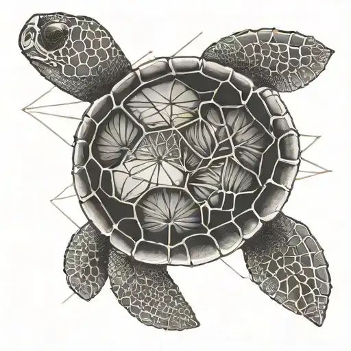 Baby Loggerhead Caretta On The Beach Is Determinedly Trying To Reach The Ocean