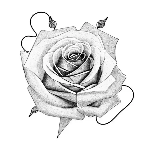 A Rose With A String