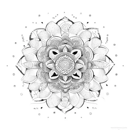 Floral And Mandala