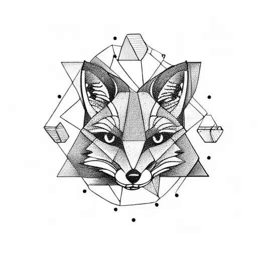 Full Fox In Motion With Clock