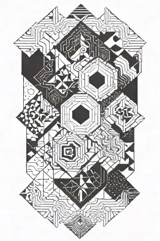 Geometric Pattern Incorporating Elements