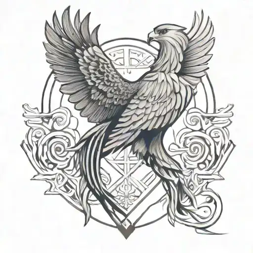 Polish Falcon Irish Harp