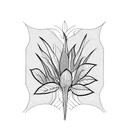 A Botanical Illustration Of A Mysterious And Rare Plant From Demonology Lore