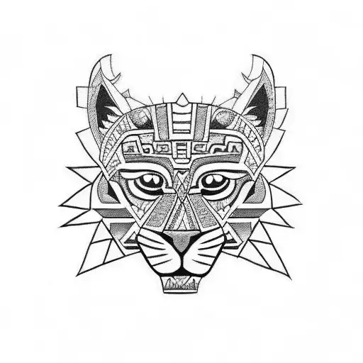 Aztec Jaguar For Upper Thigh