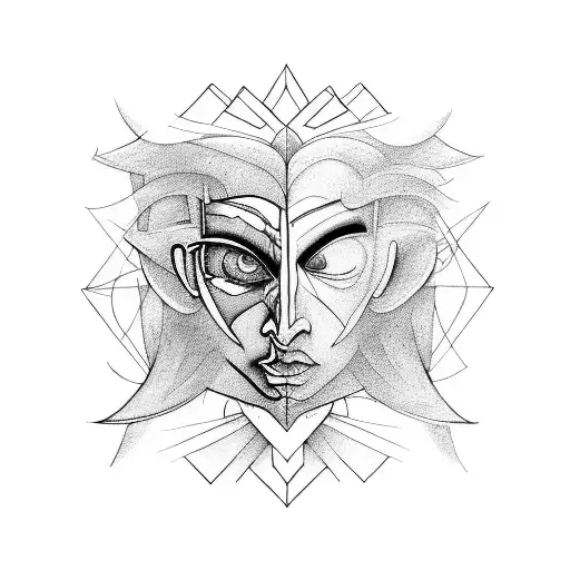 A Representation Of The Constant Struggle Between Good And Evil Within Oneself