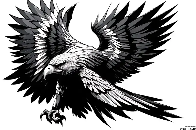 Eagle Wings Spread Wide