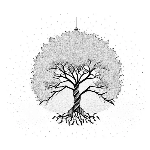 A Family Of Trees Symbolizing The Strength And Growth Of Your Loved Ones