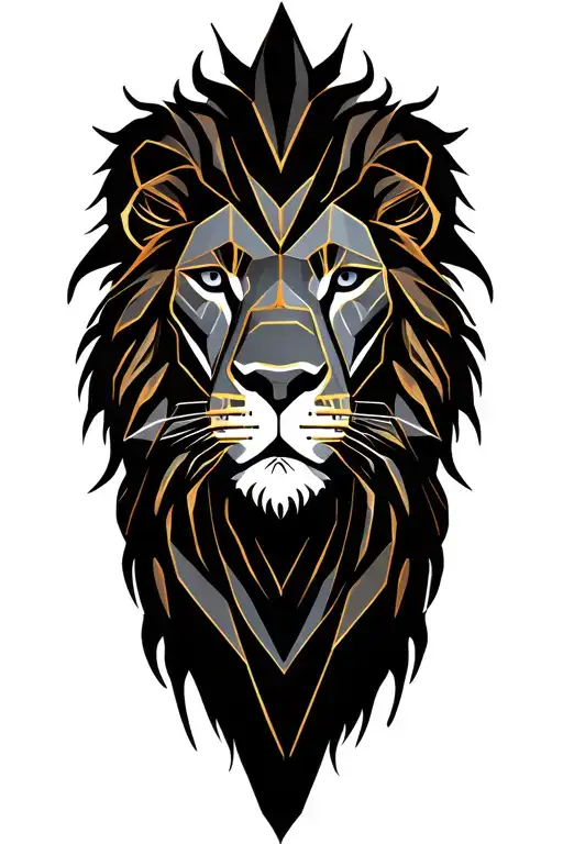 Demi Visage Lion Head