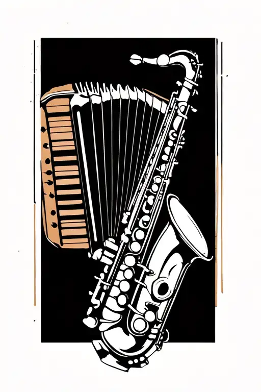 Saxophone And Accordion
