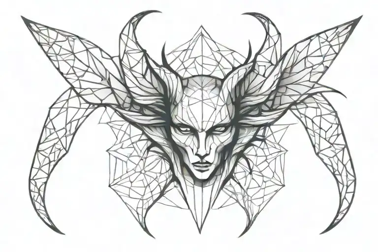 Succubus Symbol Tattoo Design