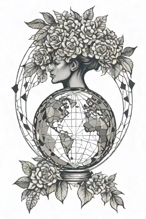 Mother Of Earth Globe