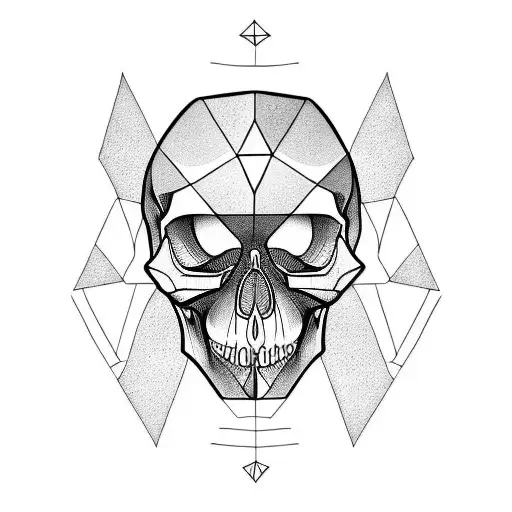 Skull And Triangle