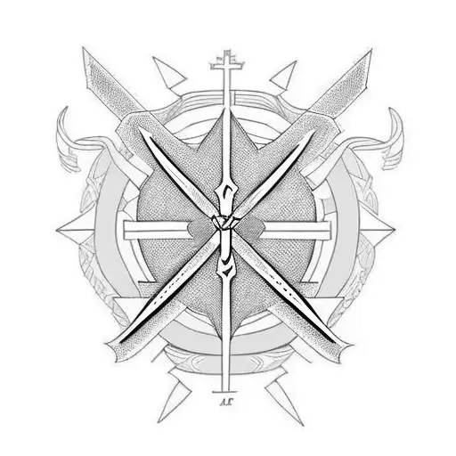 Swords That's A Christian Cross