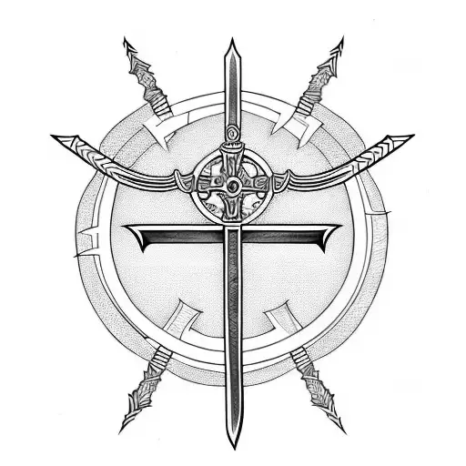 Swords That's A Christian Cross
