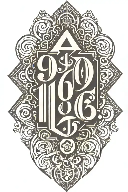 1907 Lettering Style Likely Unreadable