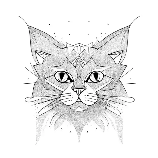 Bold Angry Cat With Big Ears